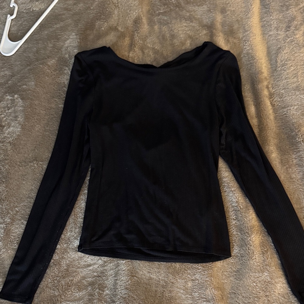 Hollister Black Long Sleeve Top